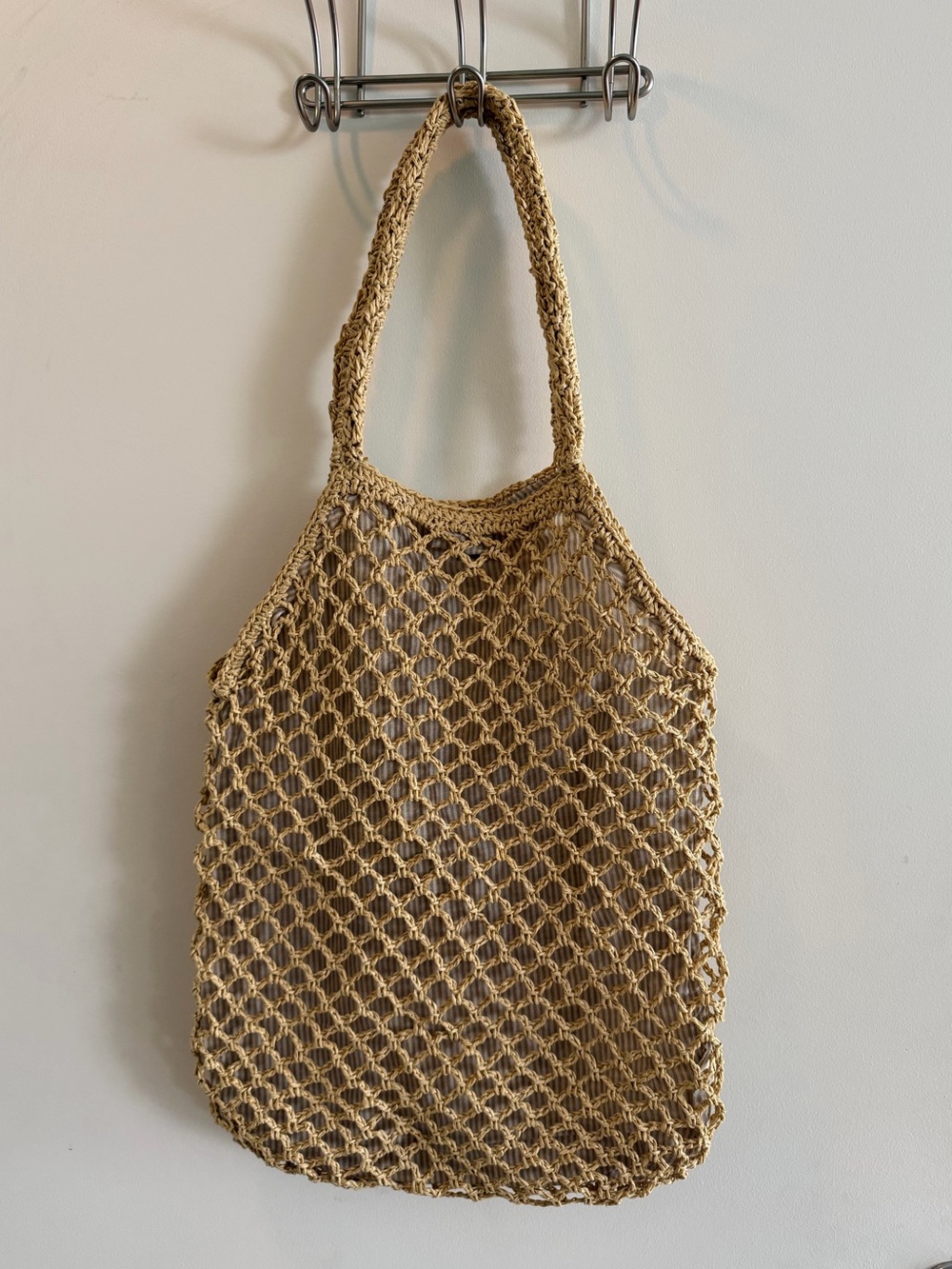 J. Jill Woven Rattan Tote Bag - Tan